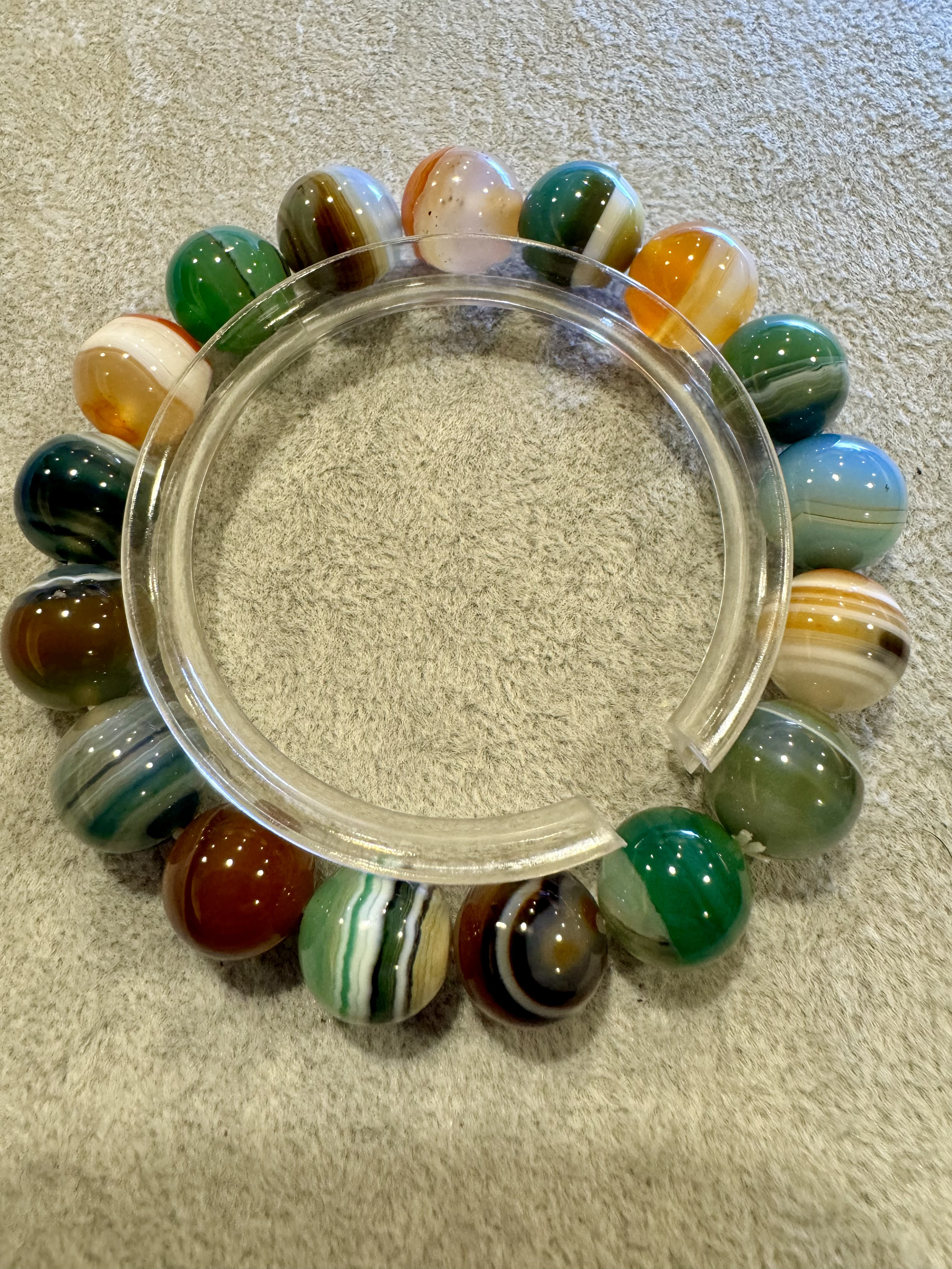 【未使用品】天然メノウ　瑪瑙　アゲート　皿　5枚セット　プレート　ブラジル産 1点物 トレジャーメノウ ブラジル産 天然石 メノウ (瑪瑙) 水晶