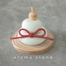 白文鳥のアロマストーン＆ふっくら丸いアロマストーンセット