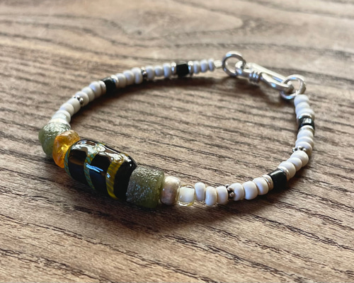 ヴァイキング ビーズ ブレスレット［シルバー925］［19~20世紀