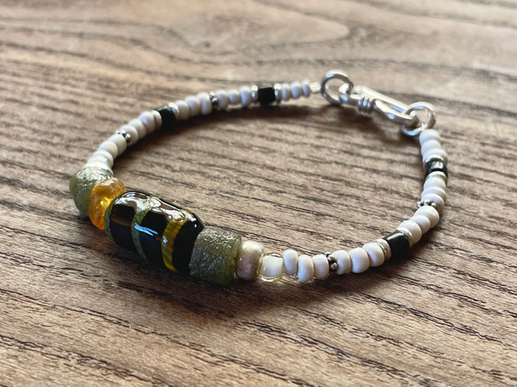 ヴァイキング ビーズ ブレスレット［シルバー925］［19~20世紀