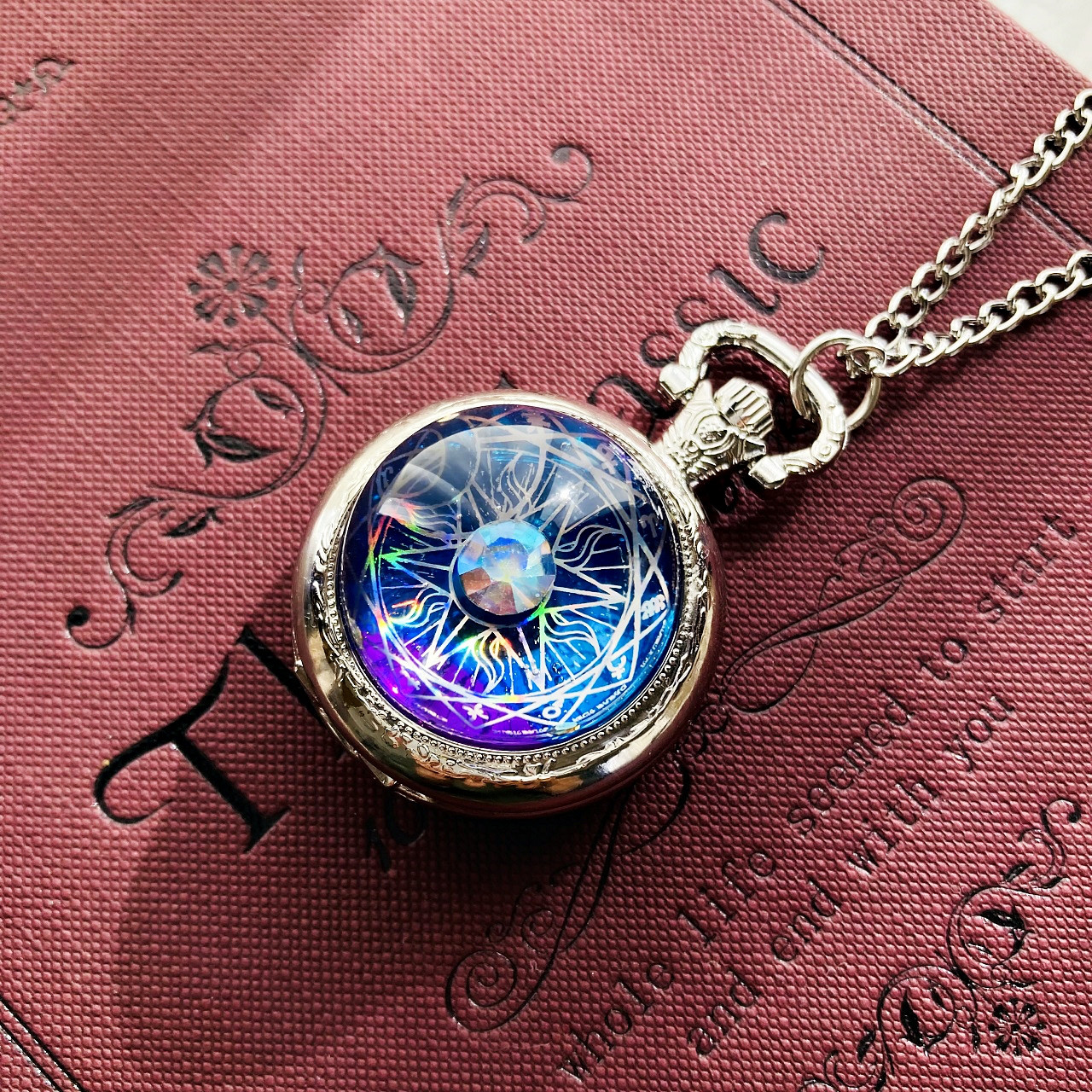 ❤️メルヘンネックレス　懐中時計風ネックレス　レトロ風ネックレス　✨❤️❤️ 910a7AItc8L._UY900_.jpg