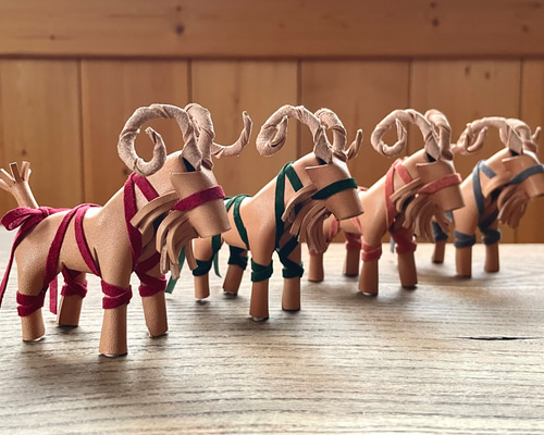 ヌメ革 ユールボック／本革 ユールゴート ヴァイキング 北欧