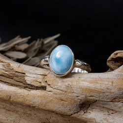 ラリマー シルバーリング 12号 ラリマー指輪・リング シルバー925 12号