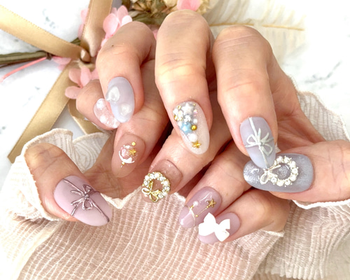 ネイルチップ オーダー クリスマス マグネット ツリー リース オーナメント 冬 サイズオーダー】クリスマスネイルチップ/ツリーネイル/リースネイル