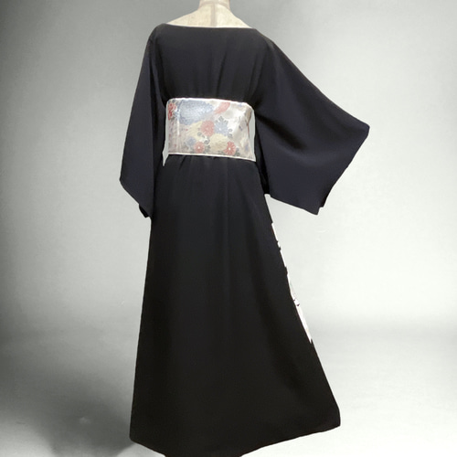 着丈120cm 孔雀優美なアクセントカラーワンピース 留袖 高級感