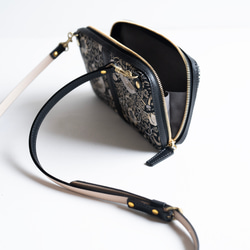 【秋冬限量版配色】高品質迷你包 * 錢包/手機單肩包 * 草莓小偷單色黑色 * 真皮材質 * 禮品裝 * 第6張的照片