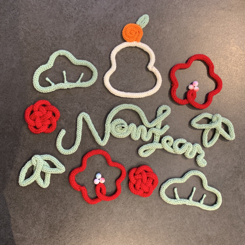 ウールレター◇お正月◇SET価格は説明欄をご覧下さい 雑貨・その他