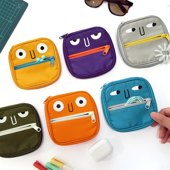 【收納袋怪獸】收納袋，共有6種顏色可選 第1張的照片