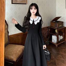 近年 秋冬大人気ワンピース✨42サイズ・タグ付き GOLDJAPAN 大きいサイズ レディース ワンピース スクエアネック