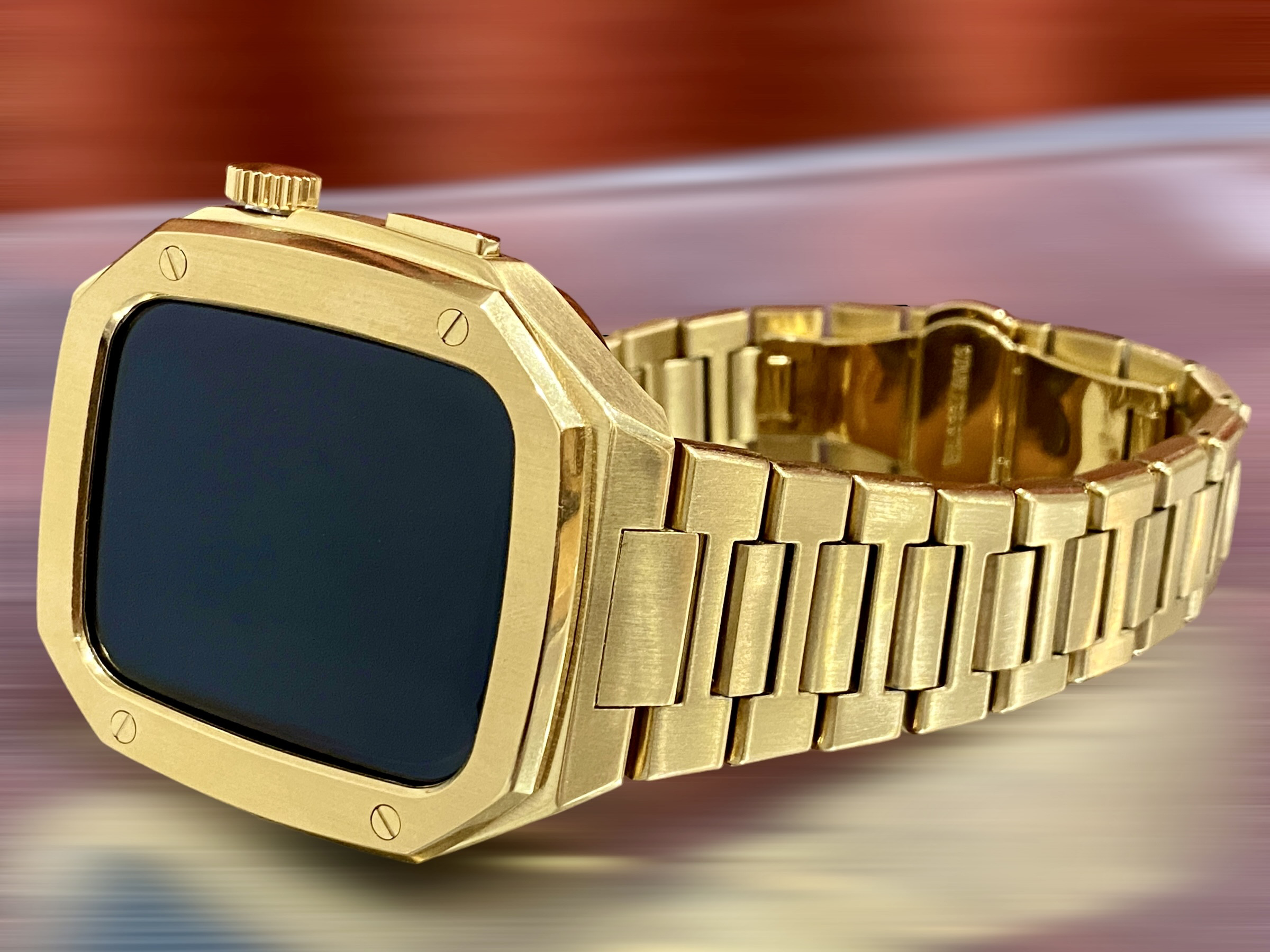 金属 メタル ステンレス apple 45mm カスタム watch