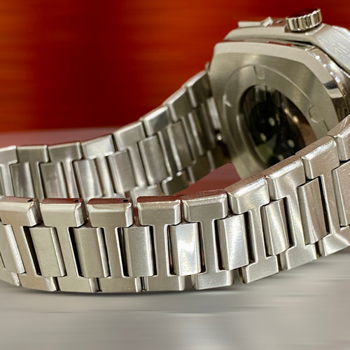 最新ワンタッチ式 アップルウォッチ カスタム メタル ステンレス