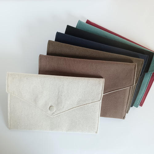 封筒みたいな布ポーチ＊お手紙ポーチ ポーチ cloverry 通販