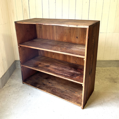 アンティーク 松材の棚 整理棚 シェルフ ラック 棚・シェルフ・ラック