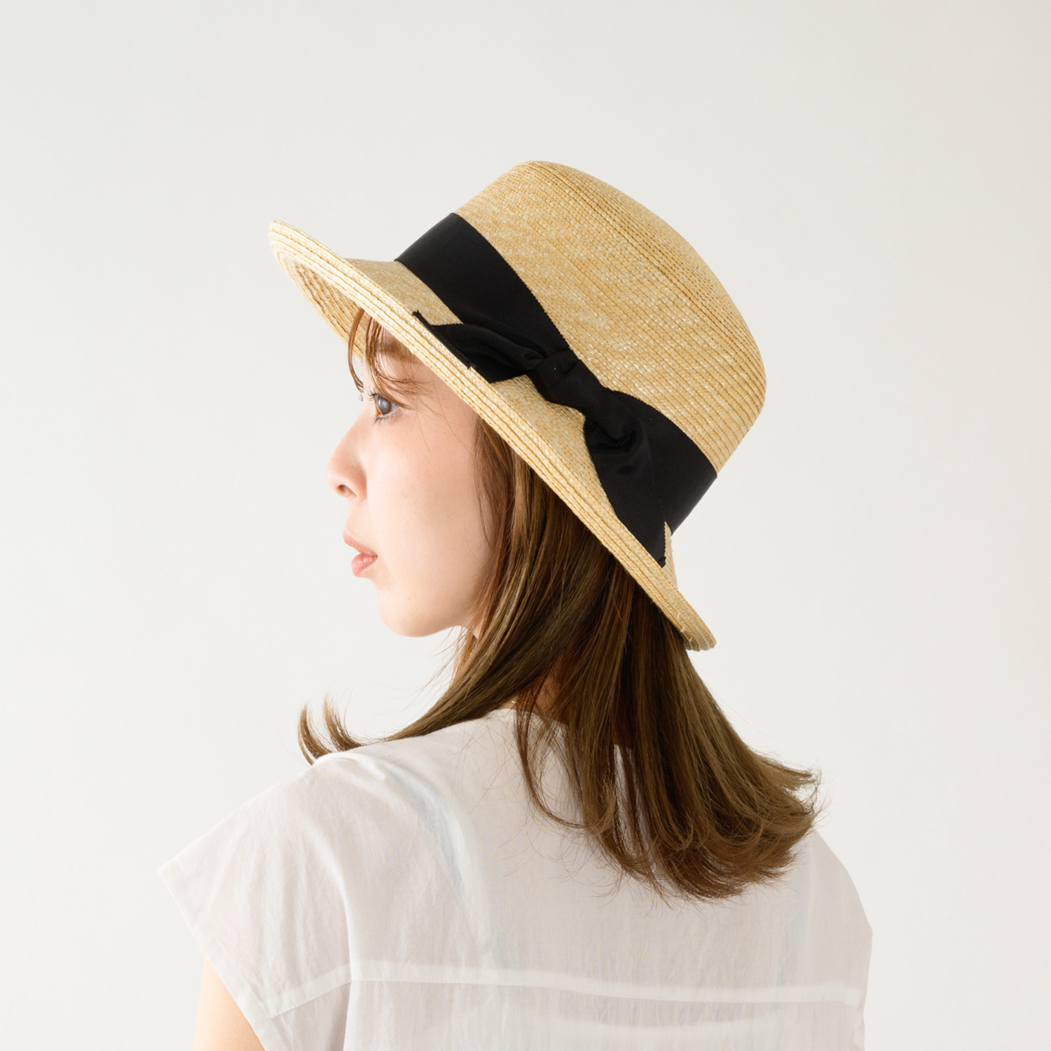 Lily リリー　麦わら エッジアップ 帽子 復刻版 [UK-H041-NA]