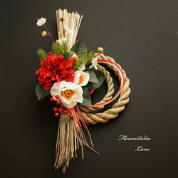 2021年 お正月飾りしめ縄シンプル飾り(12発送) しめ縄・しめ飾り ms