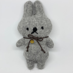 ゆるうさ（グレー）＊ぬいぐるみ 2枚目の画像