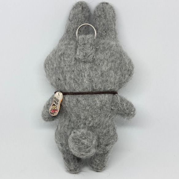 ゆるうさ（グレー）＊ぬいぐるみ 3枚目の画像