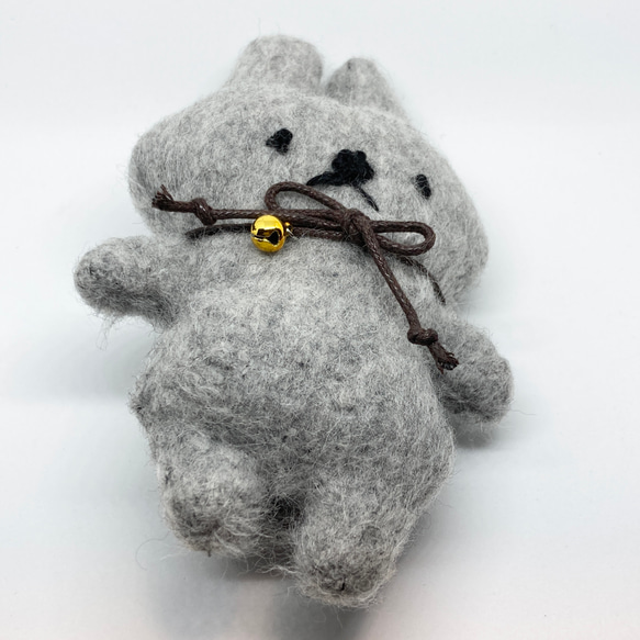 ゆるうさ（グレー）＊ぬいぐるみ 8枚目の画像