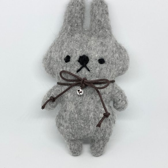 ゆるうさ（グレー）＊ぬいぐるみ 10枚目の画像