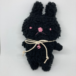 ゆるうさ（ブラック）ぬいぐるみ 14枚目の画像