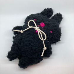 ゆるうさ（ブラック）ぬいぐるみ 11枚目の画像