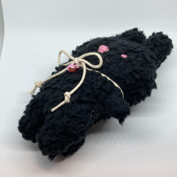 ゆるうさ（ブラック）ぬいぐるみ 18枚目の画像