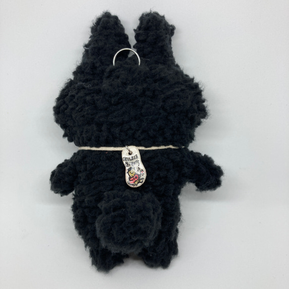 ゆるうさ（ブラック）ぬいぐるみ 4枚目の画像