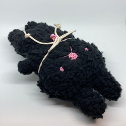 ゆるうさ（ブラック）ぬいぐるみ 17枚目の画像