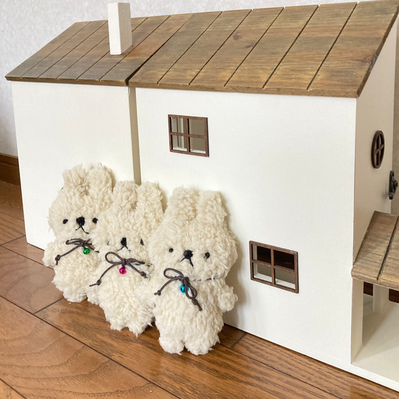 ゆるうさ（生成り色）ぬいぐるみ 13枚目の画像