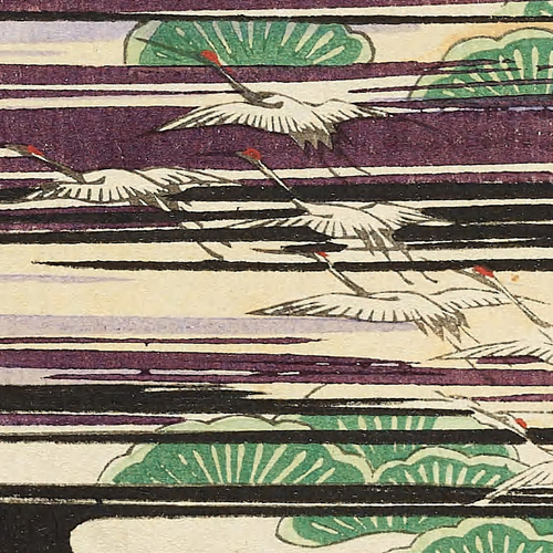 昭和レトロ 上村松篁 丹頂 右 鶴 冬景色 複製画 ポスター 日本画 絵画 美術 上村松篁「丹頂」木版画 版画 日本画 絵画 鶴 つる ツル 鳥 雪