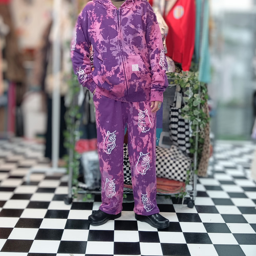 パンツ WhiteCat XCVI Darrow Flared Leg Pant with Zipper Pockets and Drawstring Waist