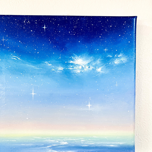 Earth【原画】虹色の水平線〜奇跡の瞬間(チョークアート.オイル Earth【原画】虹色の水平線〜奇跡の瞬間(チョークアート.オイル