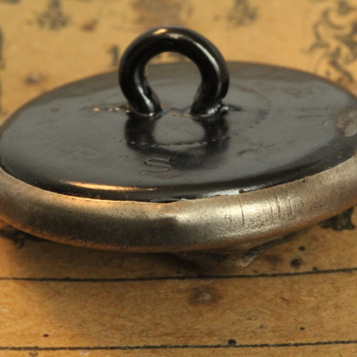 1個】メタルボタン φ25mm 狩猟犬 アニマルモチーフ ハンティング ジレ