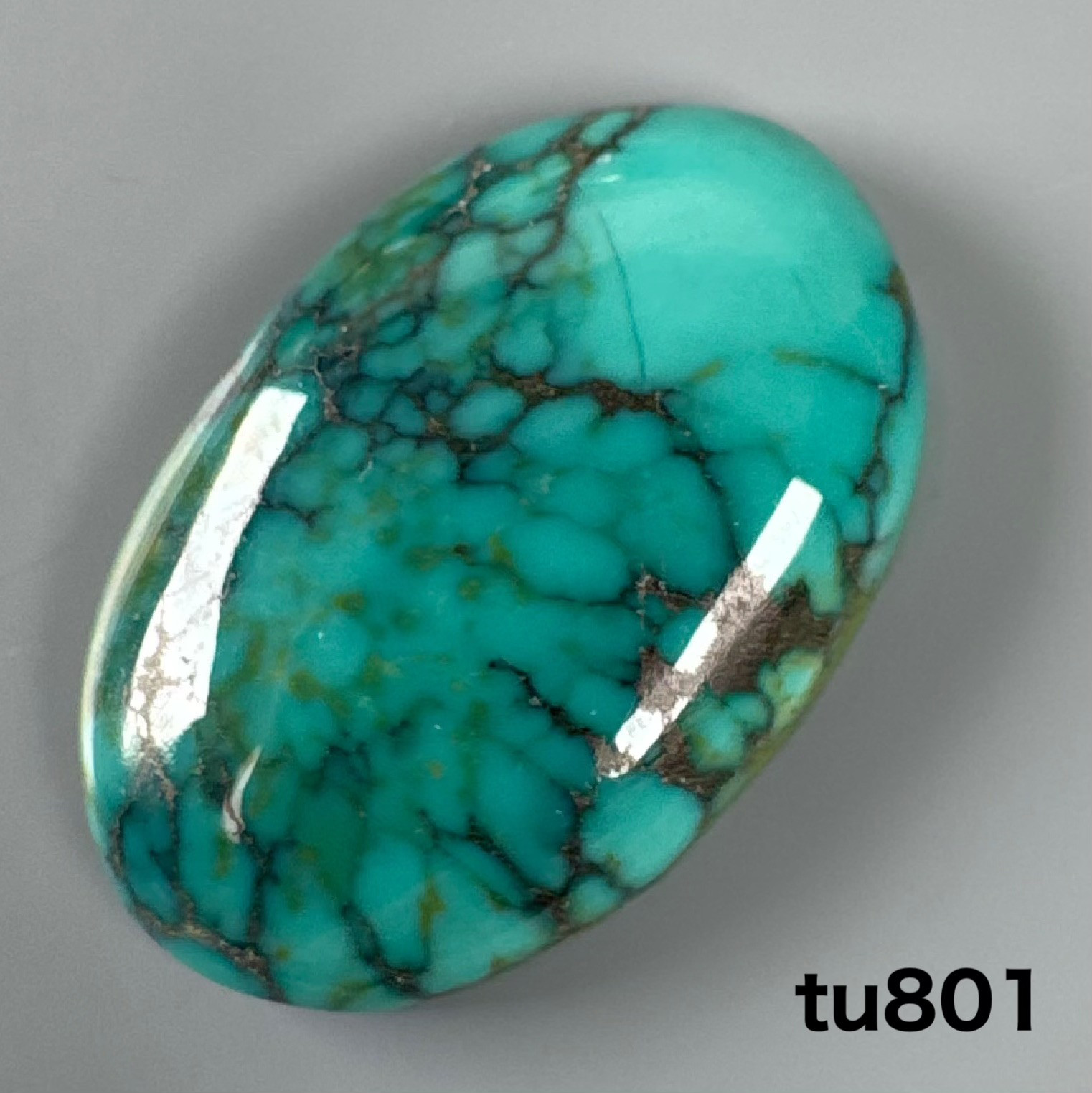高品質 チベタンターコイズ 29ミリ ルース Tu801