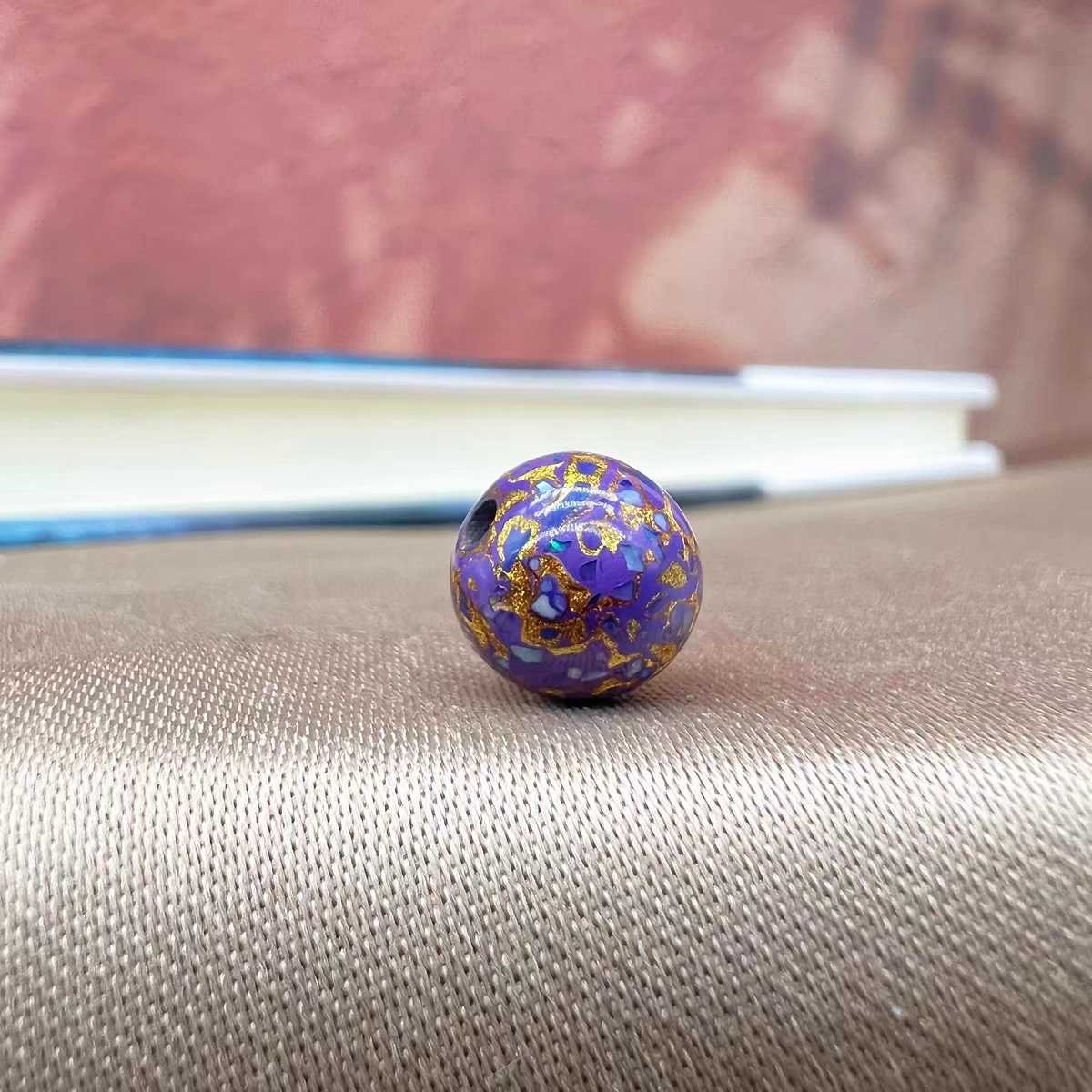 ハンドメイド ブレスレット バングル 漆器 漆塗り リストバンド 古代の技術 紫檀 螺鈿 オパール 誕生日 周年記念日