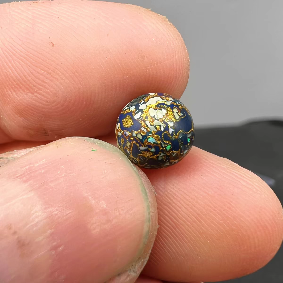 ハンドメイド ブレスレット バングル 漆器 漆塗り リストバンド 古代の技術 紫檀 螺鈿 オパール 誕生日 周年記念日 22,052円