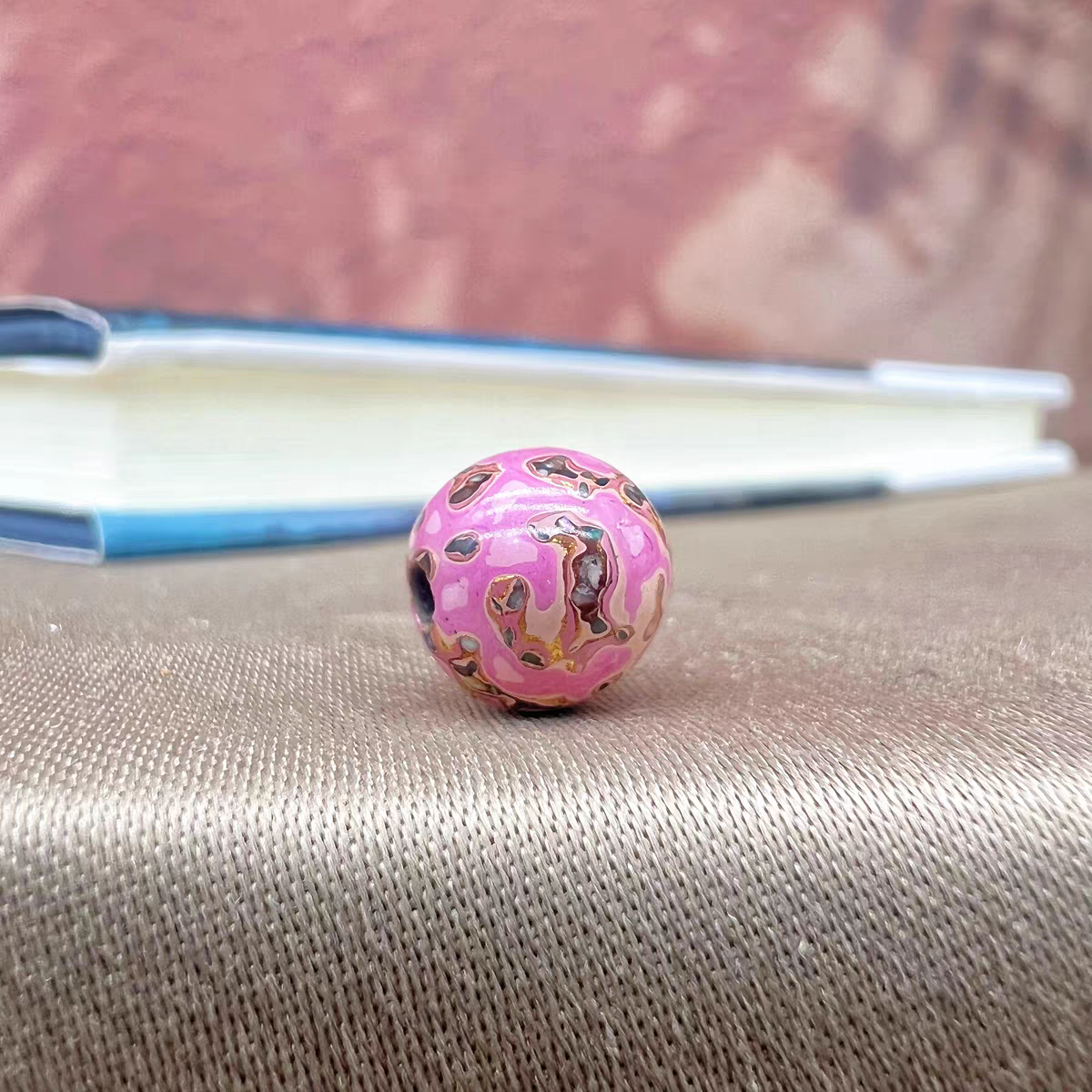 ハンドメイド ブレスレット バングル 漆器 漆塗り リストバンド 古代の技術 紫檀 螺鈿 オパール 誕生日 周年記念日