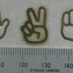 じゃんけん3本組60w焼印電気ごてセット 3枚目の画像