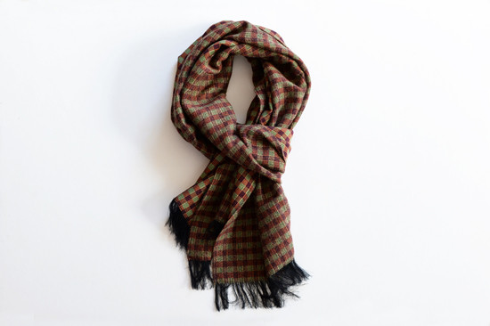 紗織りシルクウールストール　S-SW684