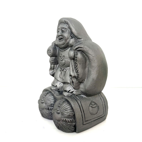 三州鬼瓦工芸品 七福神「大黒様」 その他置物 鬼師kumi 通販 三州鬼瓦工芸品 七福神「大黒様」 その他置物 鬼師kumi 通販
