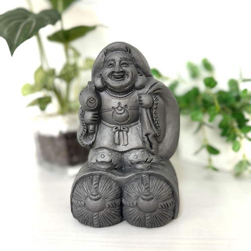 三州鬼瓦工芸品 七福神「大黒様」 その他置物 鬼師kumi 通販 三州鬼瓦工芸品 七福神「大黒様」 その他置物 鬼師kumi 通販