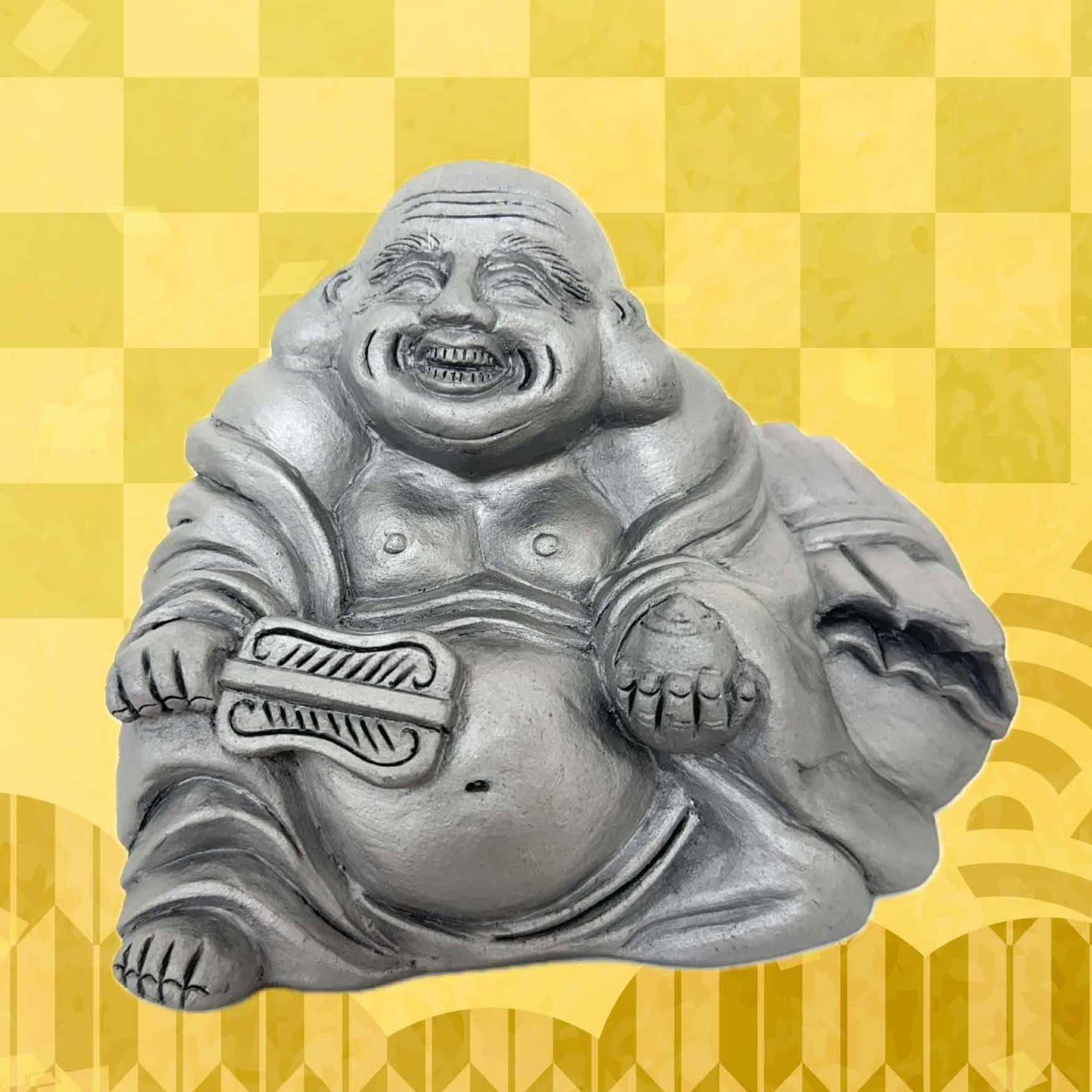 三州鬼瓦工芸品　七福神「布袋様」