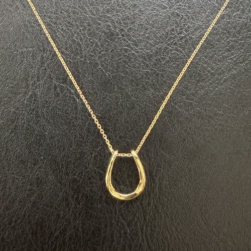 受注生産】K18｜馬蹄モチーフ 18金 ペンダントトップ｜ホースシュー