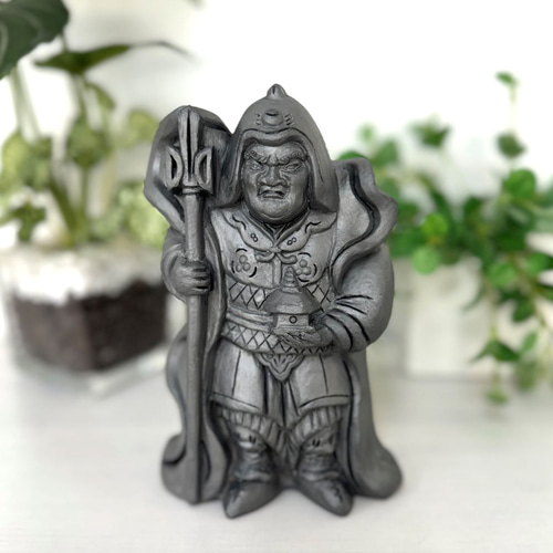 三州鬼瓦工芸品 七福神「毘沙門様」 その他置物 鬼師kumi 通販