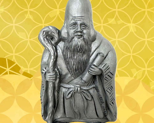 三州鬼瓦工芸品 七福神「福禄寿様」 その他置物 鬼師kumi 通販