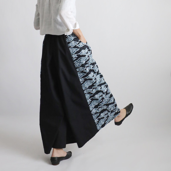 ⁑ラスト１ 　最終ＳＡＬＥ　９８ｃｍ　股下タック　袴パンツ　ワイド和オリエンタル　高身長さんにもY98K 9枚目の画像