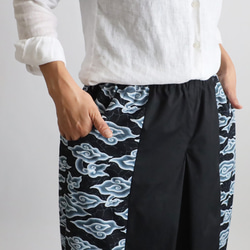 ⁑ラスト１ 　最終ＳＡＬＥ　９８ｃｍ　股下タック　袴パンツ　ワイド和オリエンタル　高身長さんにもY98K 6枚目の画像