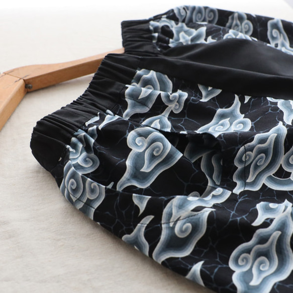 ⁑ラスト１ 　最終ＳＡＬＥ　９８ｃｍ　股下タック　袴パンツ　ワイド和オリエンタル　高身長さんにもY98K 4枚目の画像