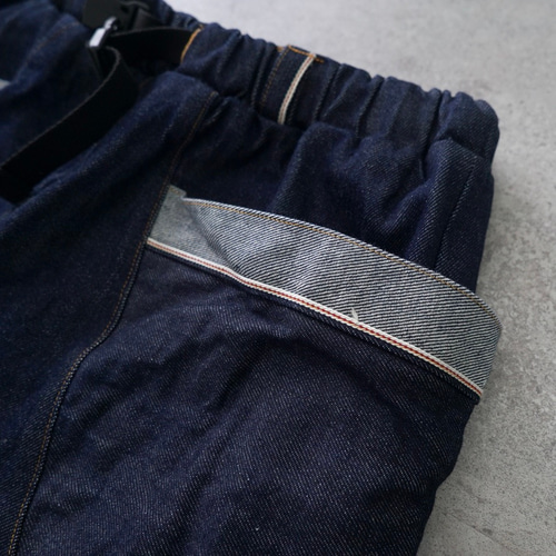 デニムキャンプワークパンツ/岡山県産 ロングパンツ UZUiRO／ウズイロ