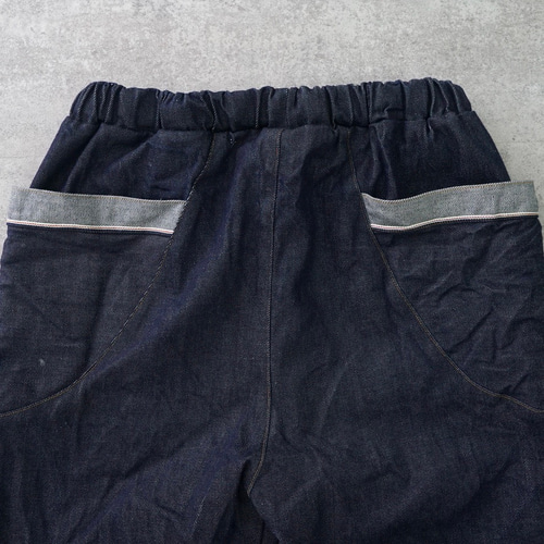 デニムキャンプワークパンツ/岡山県産 ロングパンツ UZUiRO／ウズイロ